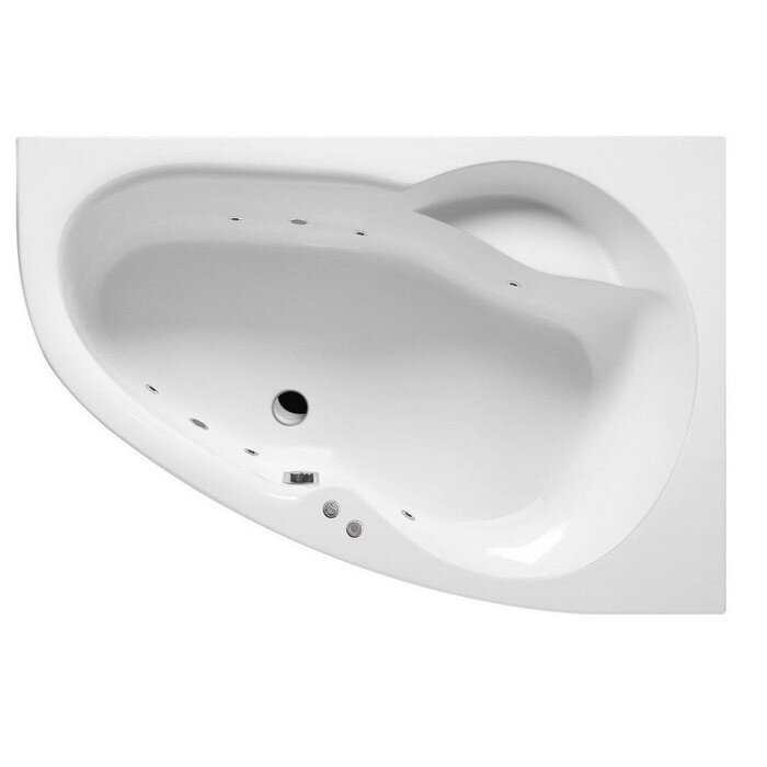Изображение товара Гидромассажная ванна Excellent Newa Soft 160x95 см угловая белый хром