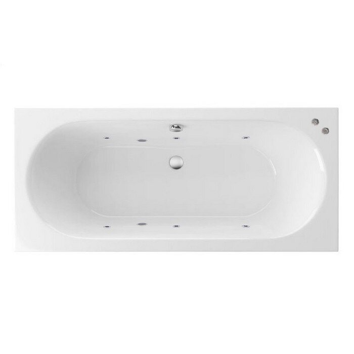 Изображение товара Ванна гидромассажная Excellent Oceana Soft 180 x 80 см, белый/хром, WAEX.OCE18.SOFT.CR