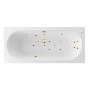 Изображение товара Ванна гидромассажная Excellent Oceana Slim Ultra 160 x 75 см, белый/золото, WAEX.OCE16S.ULTRA.GL