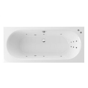 Изображение товара Ванна гидромассажная Excellent Oceana Slim Line 170 x 75 см, белый/хром, WAEX.OCE17S.LINE.CR