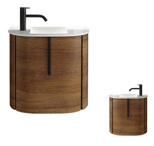 Изображение товара Тумба с раковиной Burgbad Lavo 2.0 53 см, подвесная, МДФ, стильная Германия