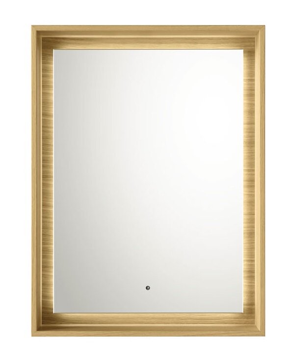 Изображение товара Зеркало Burgbad Max с подсветкой 45 см в цвете natural knotty oak