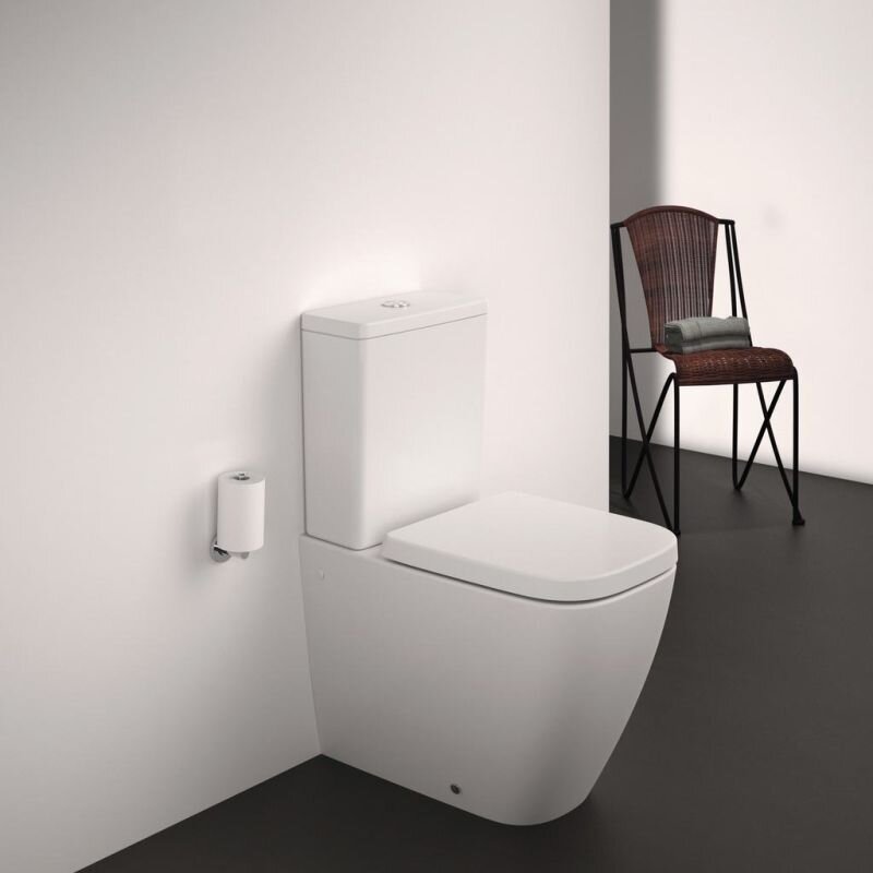Изображение товара Напольный унитаз Ideal Standard I.Life T500001/T473501 S, безободковый, белый