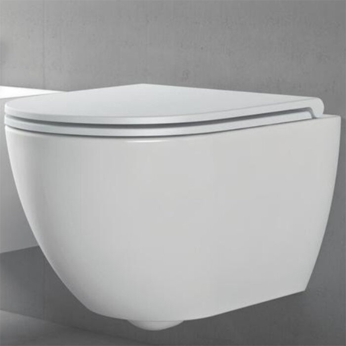 Изображение товара Подвесной унитаз Azzurra Comoda безободковый белый каскадный слив