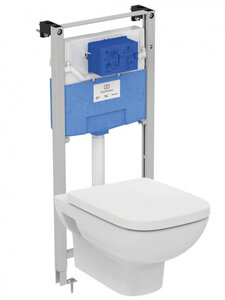 Изображение товара Инсталляция Ideal Standard Prosys 120 M R020467, с унитазом T471701 i.life A RimLS+ безободковый c сиденьем микролифт T453101, комплект, I001701