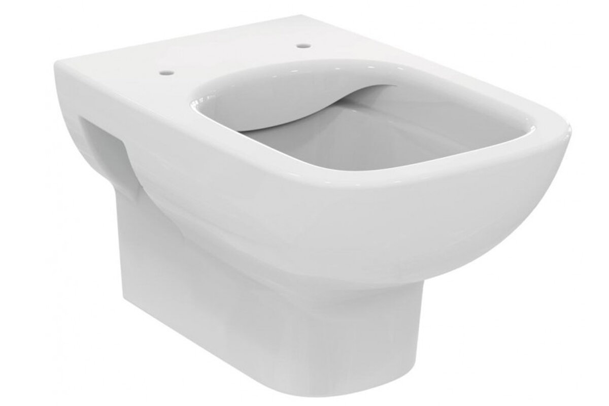 Изображение товара Подвесной унитаз безободковый Ideal Standard i.life A фарфоровый, белый, каскадный слив