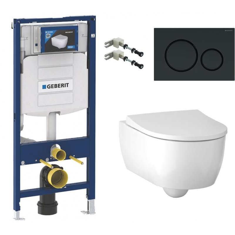 Изображение товара Инсталляция Geberit с унитазом iCon Rimfree и сиденьем микролифт