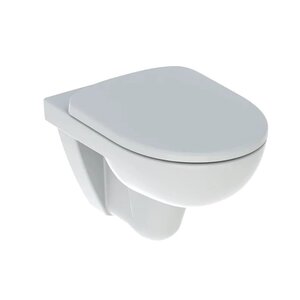 Изображение товара Подвесной безободковый унитаз Geberit Selnova с крышкой микролифт, белый