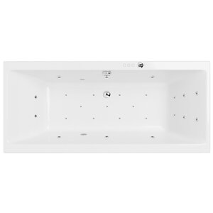 Изображение товара Ванна гидромассажная Excellent Pryzmat Ultra 170 x 75 см, белый/хром, WAEX.PRY17.ULTRA.CR