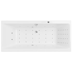 Изображение товара Ванна гидромассажная Excellent Pryzmat Slim Nano 160 x 75 см, белый/хром, WAEX.PRY16S.NANO.CR