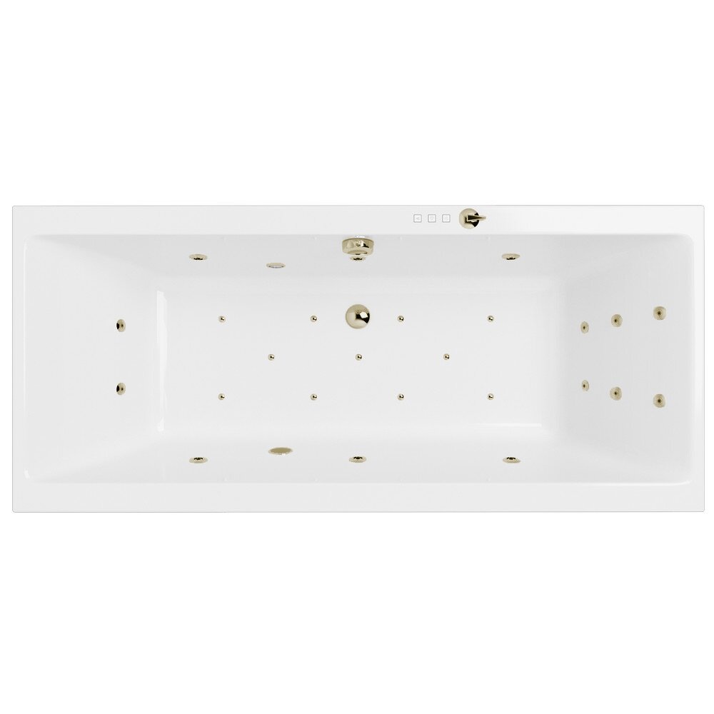 Изображение товара Гидромассажная ванна Excellent Pryzmat Slim Ultra 170x75 см с хромотерапией