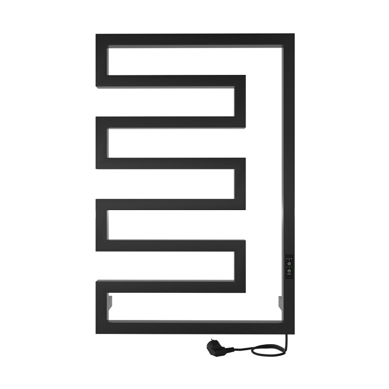 Изображение товара Электрический полотенцесушитель Indigo Rodos 50/80 см, черный муар