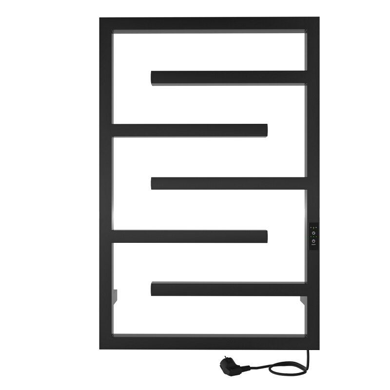 Изображение товара Полотенцесушитель электрический Indigo Delos 50x80 см, черный муар