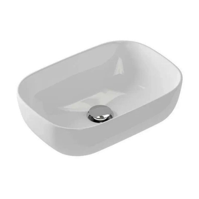 Изображение товара Раковина Cersanit Moduo 63570 Square 50, 50 х 36 см, накладная, белая Изображение товара Раковина Cersanit Moduo 63570 Square 50, 50 х 36 см, накладная, белая