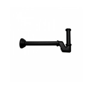 Изображение товара Сифон Kerama Marazzi Ole с декоративной накладкой черный матовый, 212KM.01.093