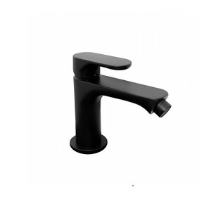 Изображение товара Смеситель Kerama Marazzi Ole для биде черный матовый с донным клапаном 3/8