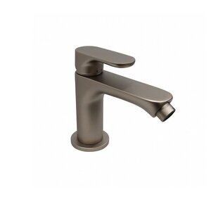 Изображение товара Смеситель Kerama Marazzi Ole для биде, с донным клапаном 3/8, цвет титановый атласный, 69425KM.M0.070