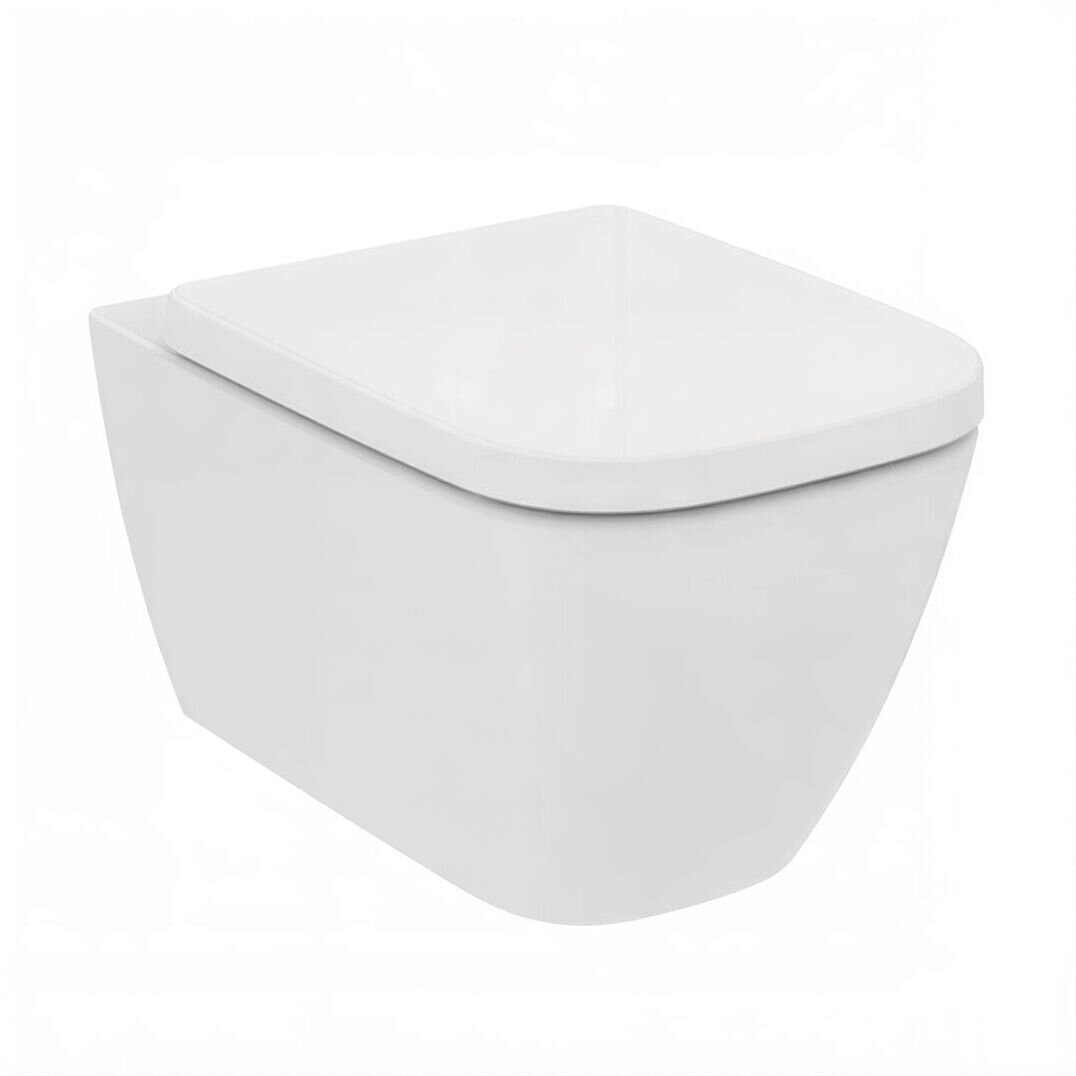 Изображение товара Подвесной унитаз безободковый Ideal Standard i.life B, T461401 Изображение товара Подвесной унитаз безободковый Ideal Standard i.life B, T461401