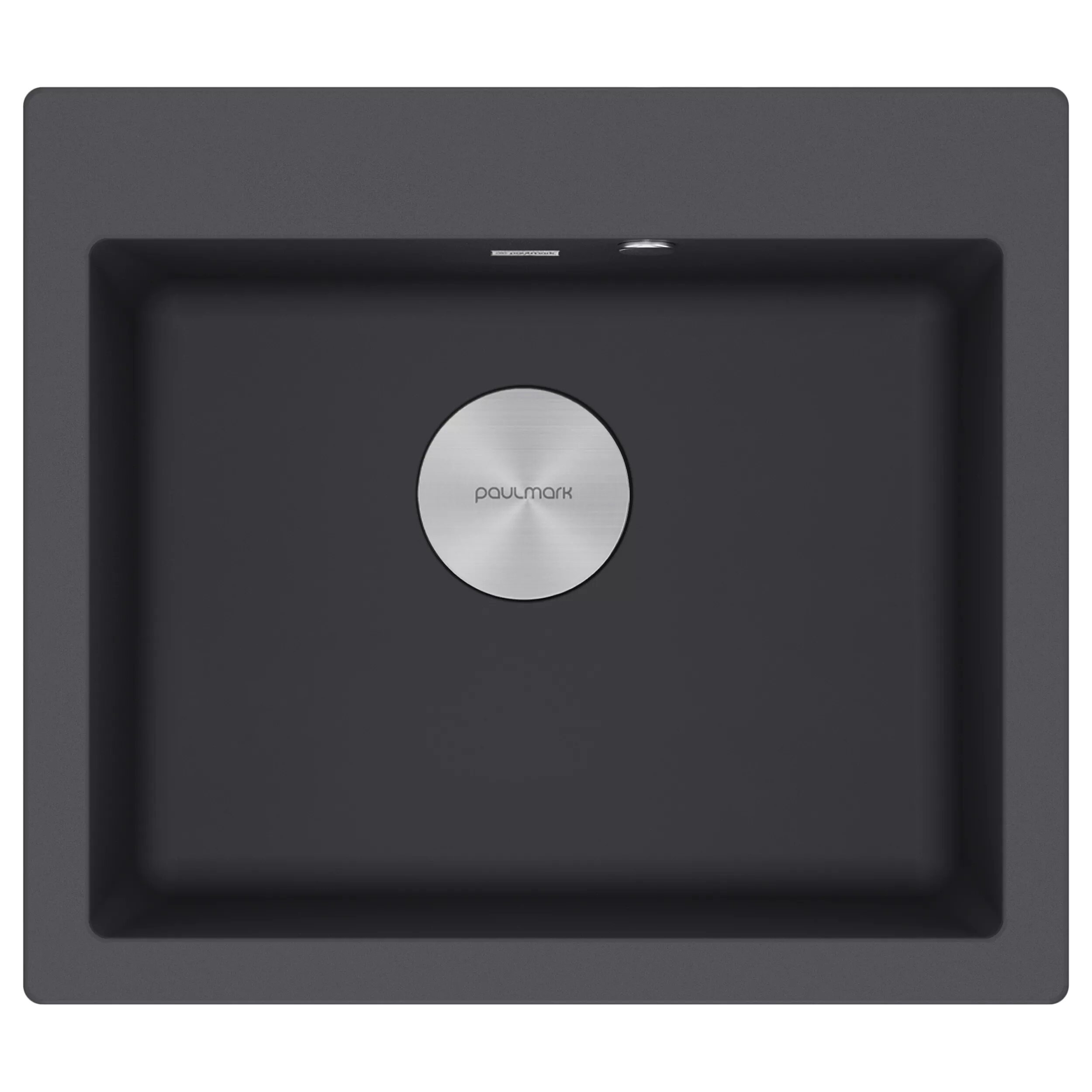 Изображение товара Мойка кухонная Paulmark Kante PM106052-BL, 60 см, кварцевая, черный