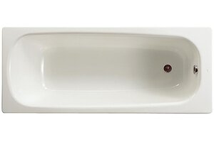 Изображение товара Чугунная ванна Roca Continental 170x70 белая с противоскользящим покрытием