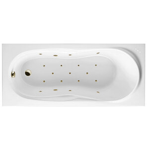 Изображение товара Ванна гидромассажная Excellent Sekwana Relax 170 x 75 см, белый/бронза, WAEX.SEK17.RELAX.BR
