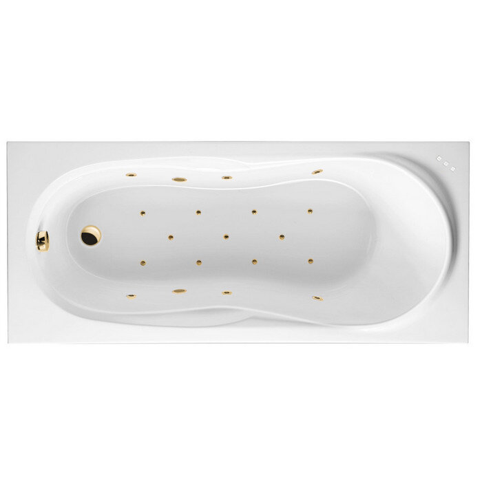 Изображение товара Гидромассажная ванна Excellent Sekwana Relax 170x75см с гидромассажем и хромотерапией