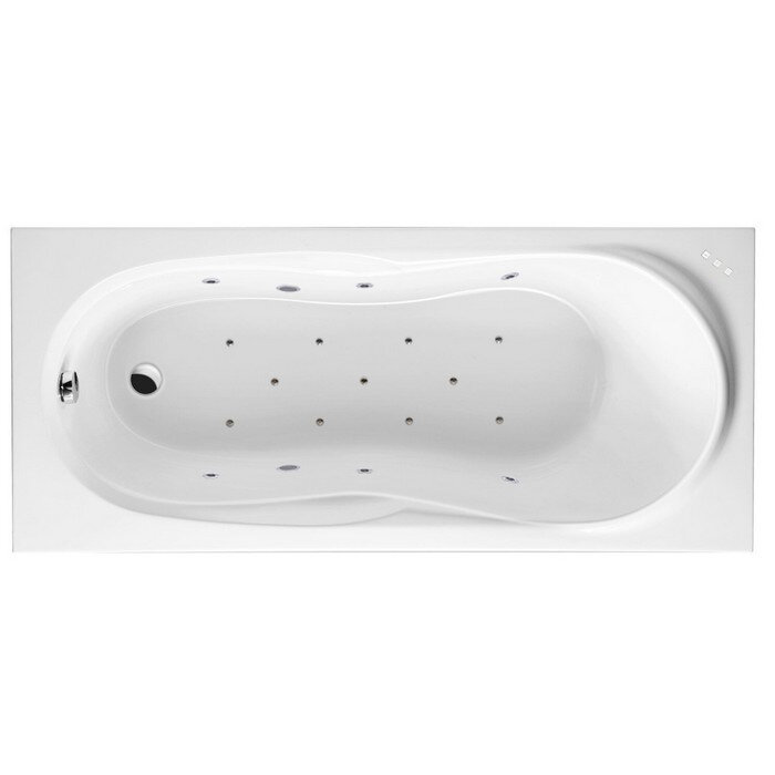 Изображение товара Ванна гидромассажная Excellent Sekwana Relax 170 x 75 см, белый/хром, WAEX.SEK17.RELAX.CR