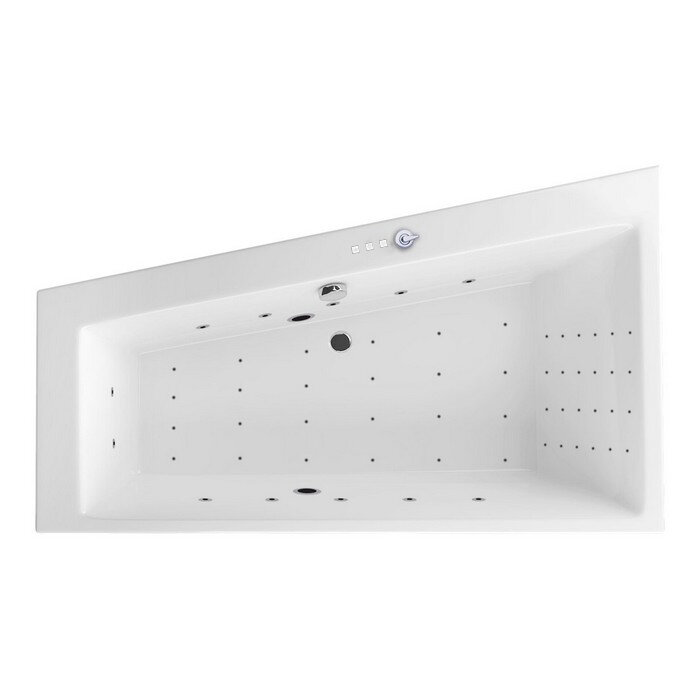 Изображение товара Гидромассажная ванна Excellent Sfera Nano 170x100 см угловая белая Хром