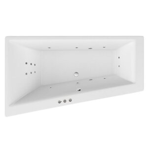 Изображение товара Ванна гидромассажная Excellent Sfera Smart 170 x 100 см, левая, белый/хром, WAEX.SFL17.SMART.CR