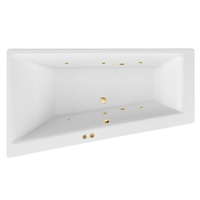 Изображение товара Ванна гидромассажная Excellent Sfera Soft 170 x 100 см, левая, белый/золото, WAEX.SFL17.SOFT.GL Изображение товара Ванна гидромассажная Excellent Sfera Soft 170 x 100 см, левая, белый/золото, WAEX.SFL17.SOFT.GL
