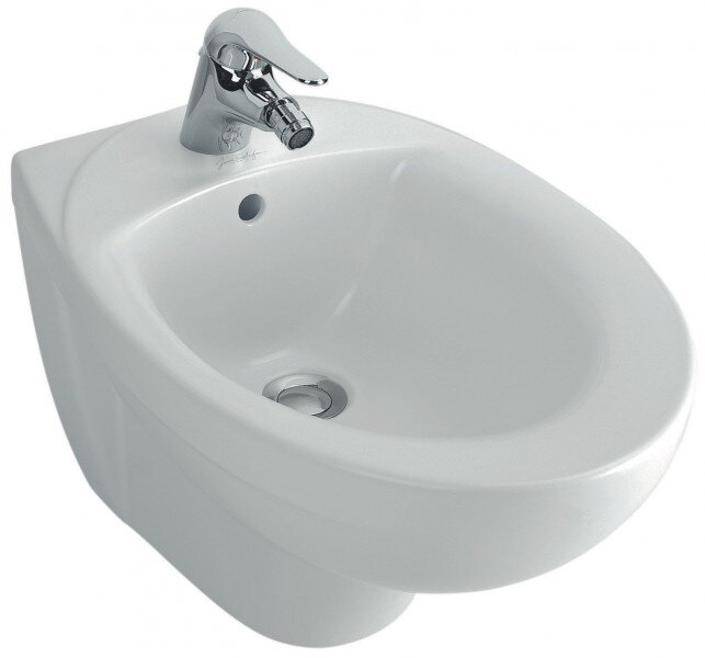 Изображение товара Подвесное биде Jacob Delafon Patio E4189-00 из фарфора с гарантией 25 лет