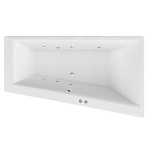 Изображение товара Ванна гидромассажная Excellent Sfera Slim Soft 170 x 100 см, правая, белый/хром, WAEX.SFP17S.SOFT.CR