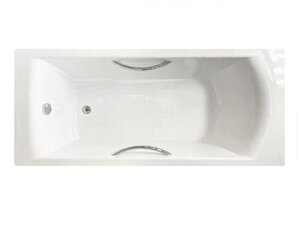 Изображение товара Чугунная ванна Jacob Delafon Biove, 170 х 75 см, ножки и слив-перелив в подарок, цвет белый, E2938-00