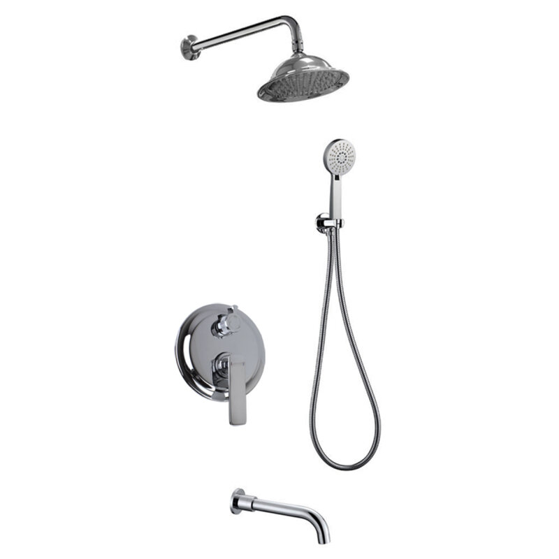 Изображение товара Душевая система Bronze De Luxe Pure, скрытый монтаж, хром, A800/9143-3