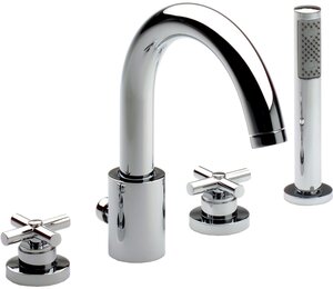 Изображение товара Смеситель Roca Loft 5A0943C00 термостатический на борт ванны хром