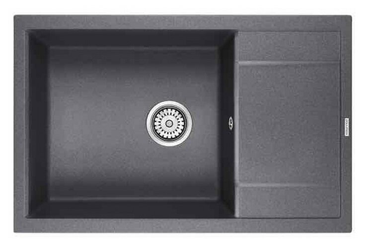 Изображение товара Кухонная мойка Paulmark Flugen PM317850-DG, искусственный гранит, 78 см, графит
