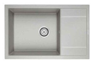 Изображение товара Кухонная мойка Paulmark Flugen PM317850-GR 78 см искусственный гранит серый