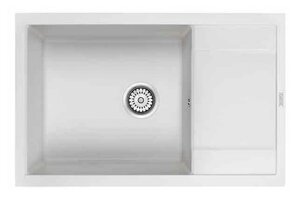 Изображение товара Кухонная мойка Paulmark Flugen PM317850-WH 78 см искусственный гранит белая