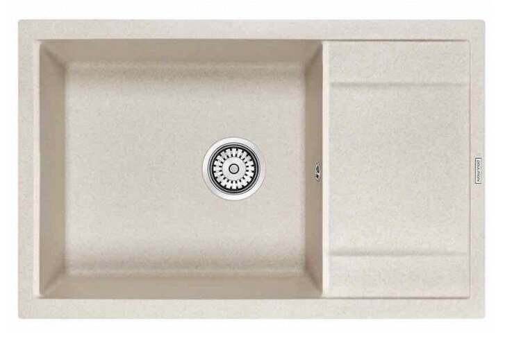 Изображение товара Кухонная мойка из искусственного гранита Paulmark Flugen 78 см бежевый