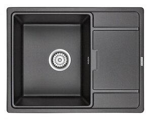 Изображение товара Кухонная мойка Paulmark Flugen PM216550-BL 65 см искусственный гранит черный