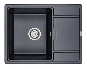 Изображение товара Кухонная мойка Paulmark Flugen PM216550-BLM 65 см из искусственного гранита