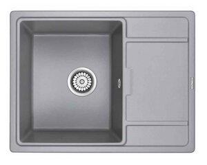 Изображение товара Кухонная мойка Paulmark Flugen PM216550-GRM 65 см искусственный гранит серый металлик
