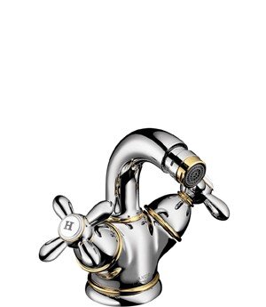 Изображение товара Смеситель для биде Axor Carlton, хром, двухвентильное, 12.05 см излив