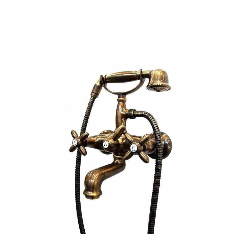 Изображение товара Смеситель Kerama Marazzi Muse для ванны и душа потертая бронза 9135KM.31.023