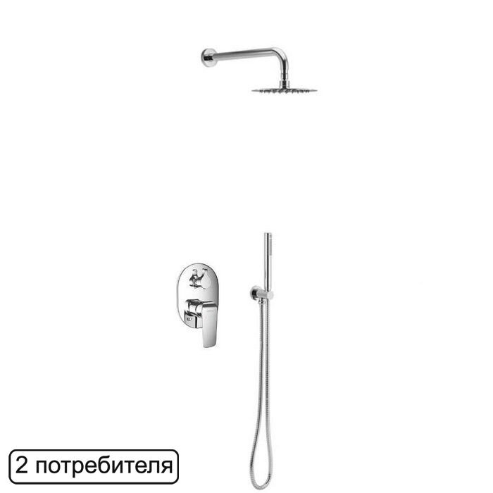 Изображение товара Душевая система Excellent Clever ARAC.SET.4145CR встраиваемая, хром