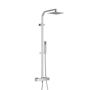 Изображение товара Душевая система Excellent Rain Termo ARAC.SY.108CRSquare, термостатическая, хром