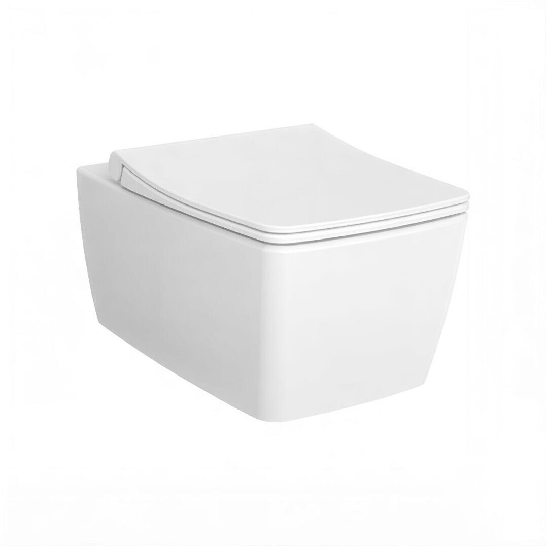 Изображение товара Подвесной безободковый унитаз VitrA Metropole 7672B003-0075/122-003-009, крышка микролифт Изображение товара Подвесной безободковый унитаз VitrA Metropole 7672B003-0075/122-003-009, крышка микролифт