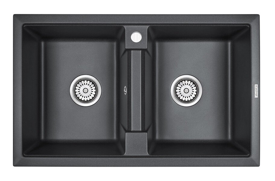 Изображение товара Paulmark Tandem PM238150-BL: кварцевая мойка 81 см, черная