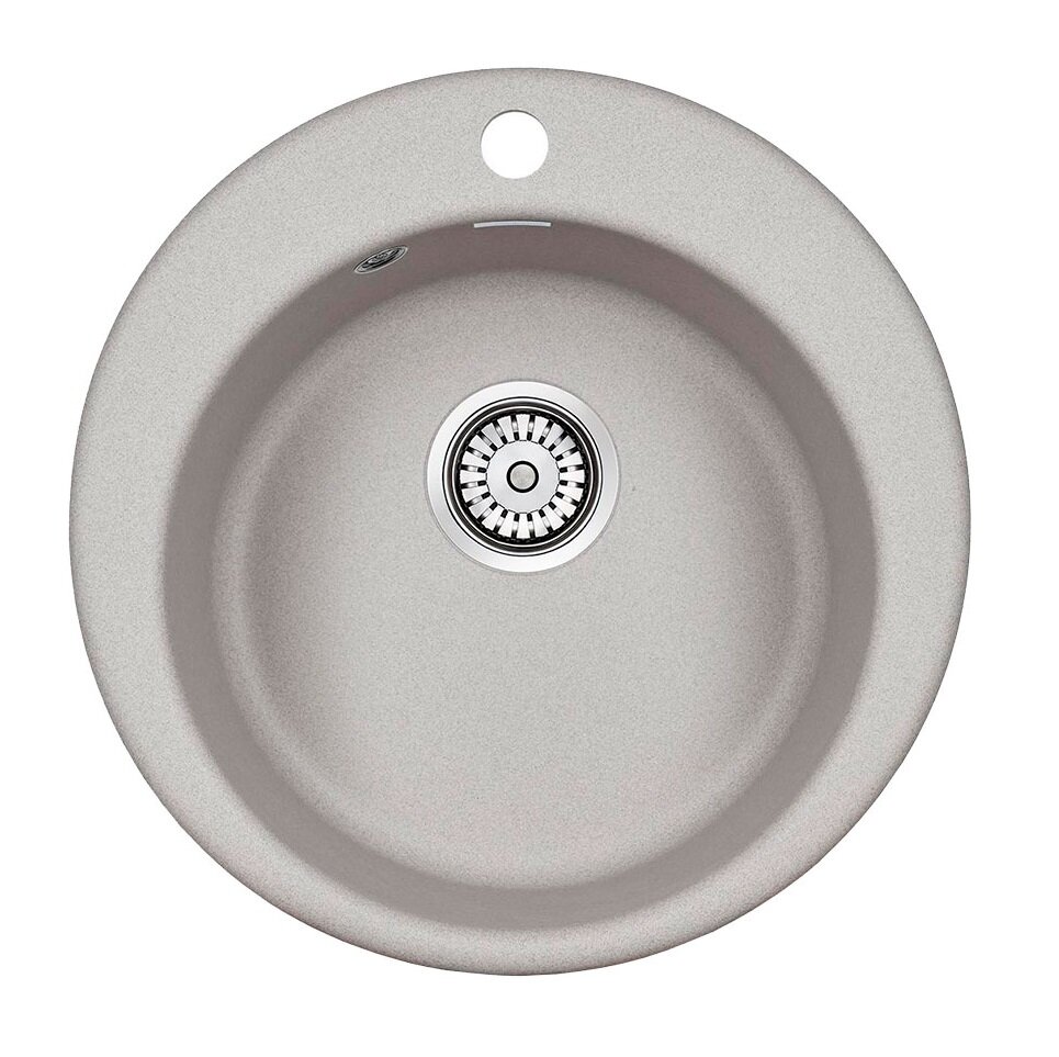 Изображение товара Мойка кухонная Paulmark Gelegen PM404800-GR, 48 см, кварцевая, серый Изображение товара Мойка кухонная Paulmark Gelegen PM404800-GR, 48 см, кварцевая, серый