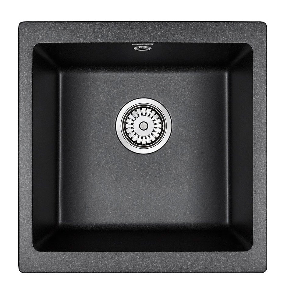 Изображение товара Кухонная мойка из искусственного гранита 45 см черная Paulmark Gera PM104546-BL